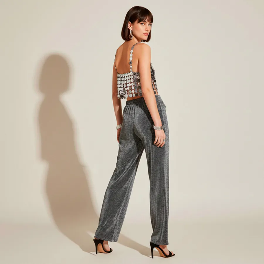 OJ9009 PANTALON BRILLOSO 5848